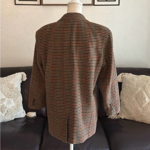 Women's Multicolor Plaid Blazer - Picture 3 of 8